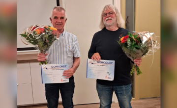Twee broers samen 100 jaar lid van Soli Deo Gloria Harfsen