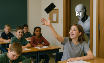 Mobiel uit, aandacht aan – en hoe AI stilletjes de klas binnenloopt