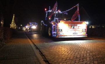 Lochem licht op tijdens Verlichte Trekker-Kerst Route