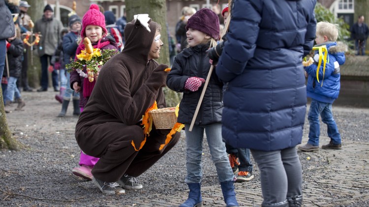 Palmpaasoptocht in Almen op 29 maart