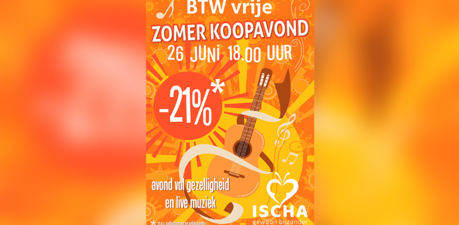 BTW-vrije avond en live muziek bij Ischa gewoon bijzonder in Harfsen