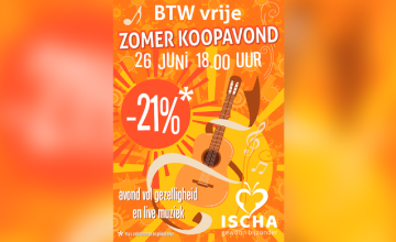 BTW-vrije avond en live muziek bij Ischa gewoon bijzonder in Harfsen