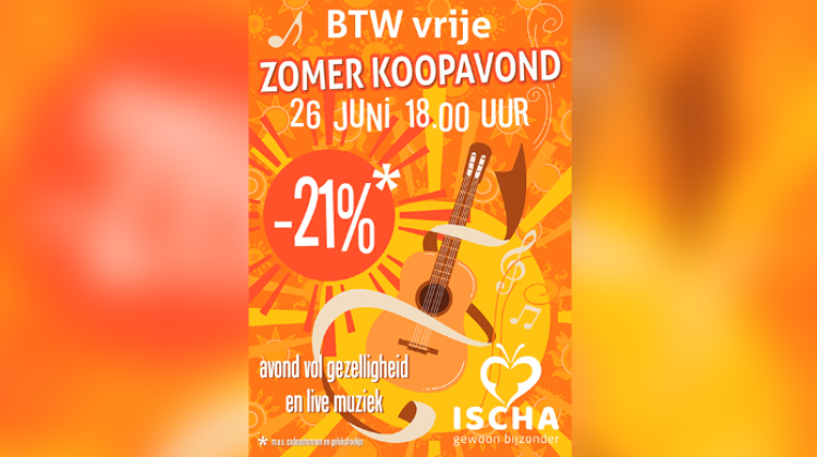 BTW-vrije avond en live muziek bij Ischa gewoon bijzonder in Harfsen