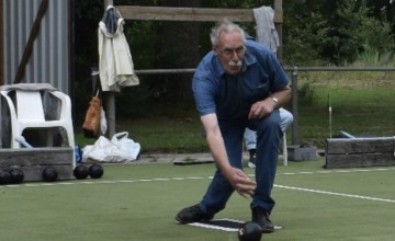Jeu de boules bij 't Overschotje tijdens zomertoer