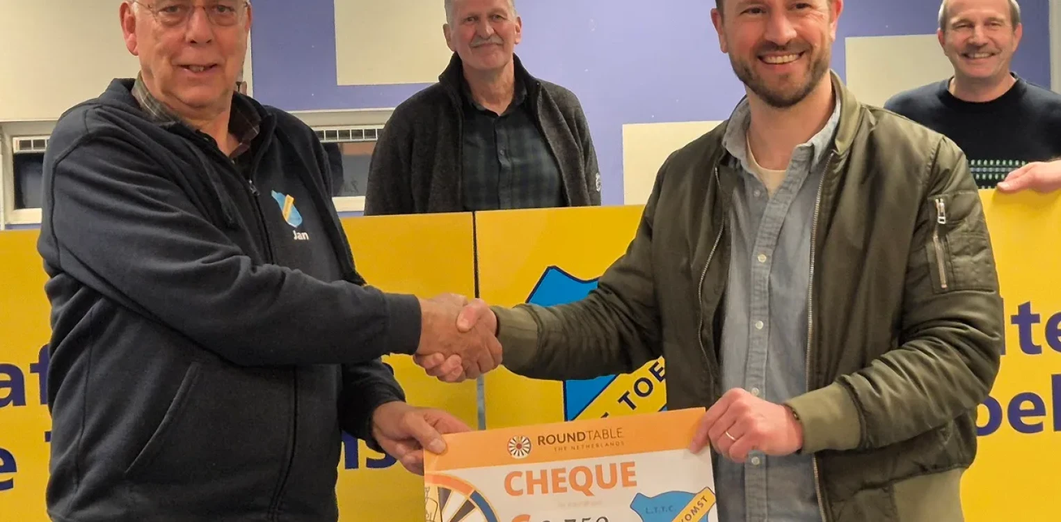 Tafelronde steunt LTTC De Toekomst met 2.750 euro