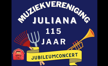 Muziekvereniging Juliana viert 115-jarig jubileum met feestelijk concert op 6 oktober