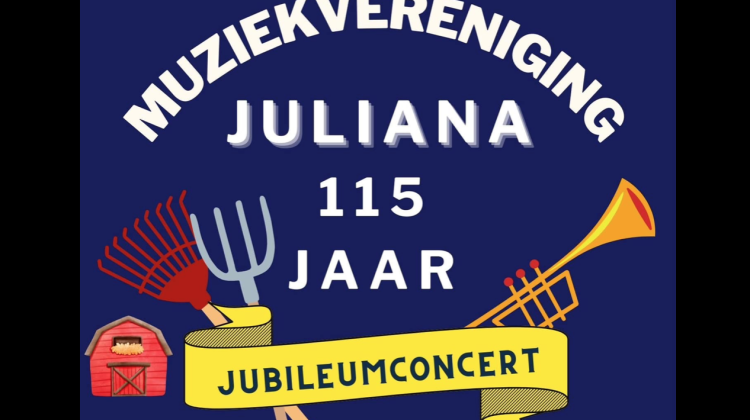 Muziekvereniging Juliana viert 115-jarig jubileum met feestelijk concert op 6 oktober