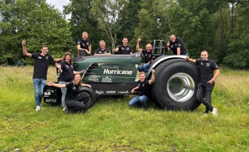 De vlag kan uit voor Tractorpulling-team Hurricane: Nederlands Kampioen Superstock 2025