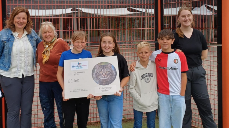 Opbrengst Hazenrun Beatrixschool voor Kattendorp Harfsen