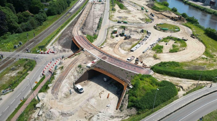 Werkzaamheden aan de N346 Schakel Achterhoek-A1 Lochem verlopen voorspoedig