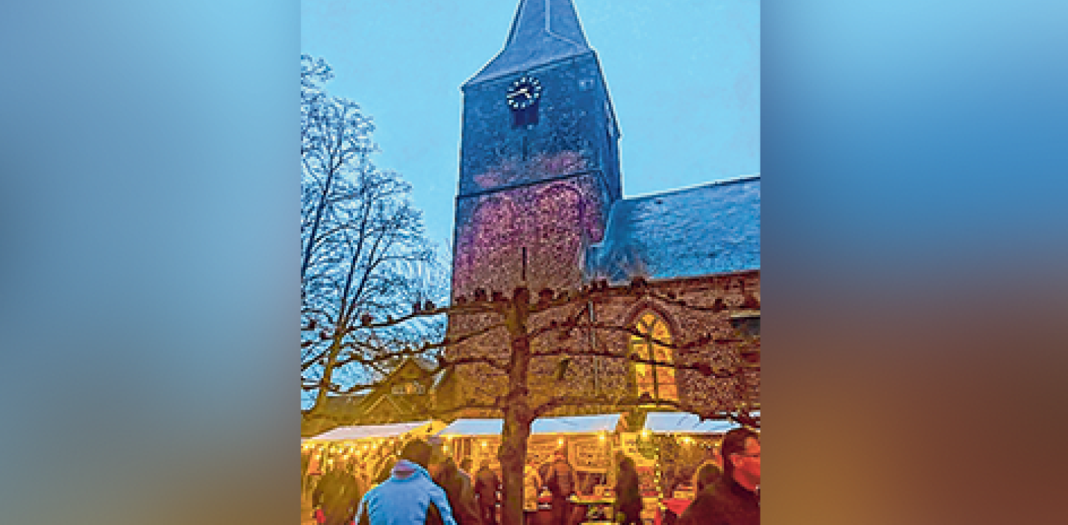 Kerkplein Almen wordt decor voor kerstmarkt op 21 december