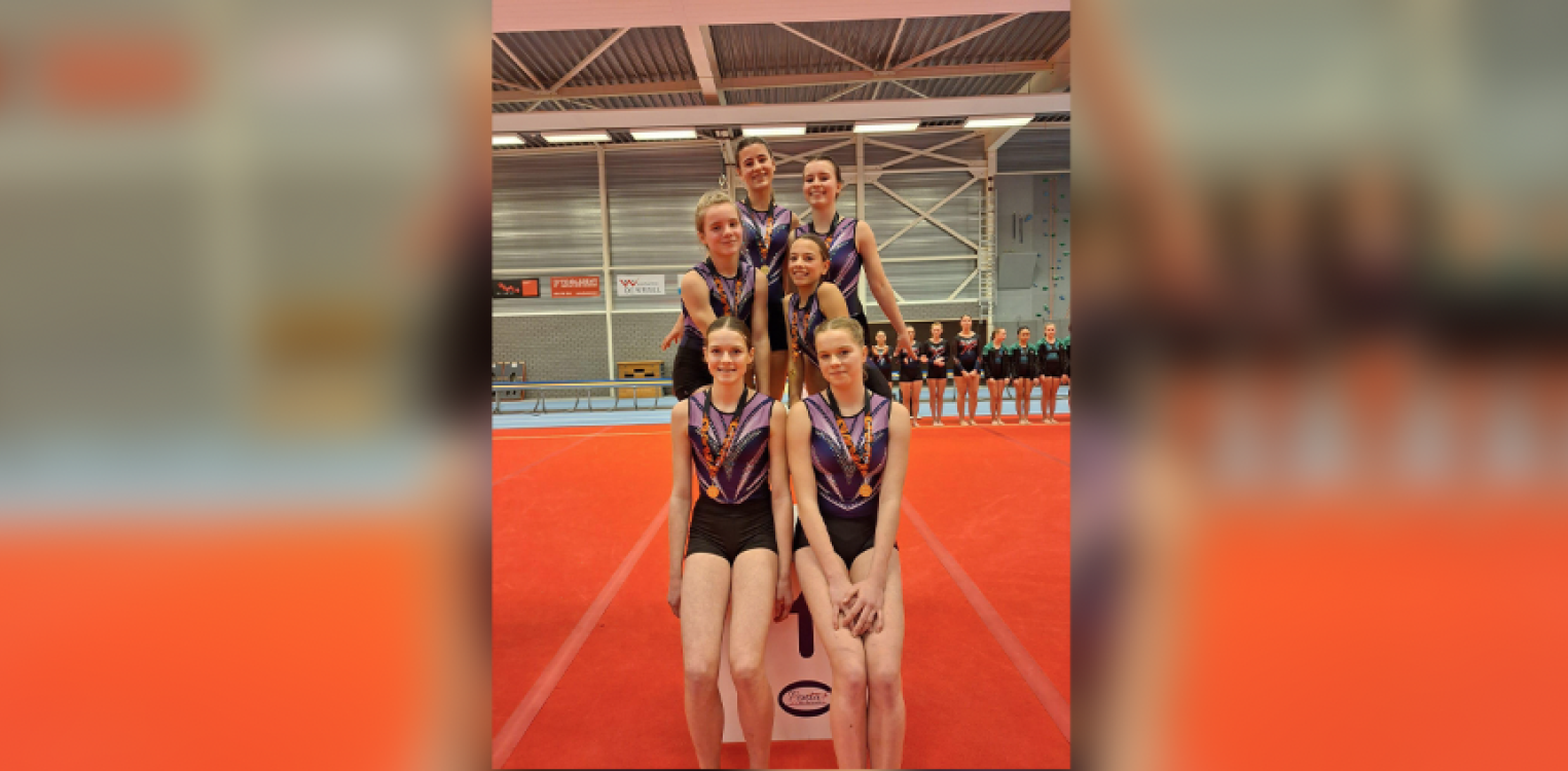 Turnvereniging Brinio meerdere keren op het podium in Winterswijk