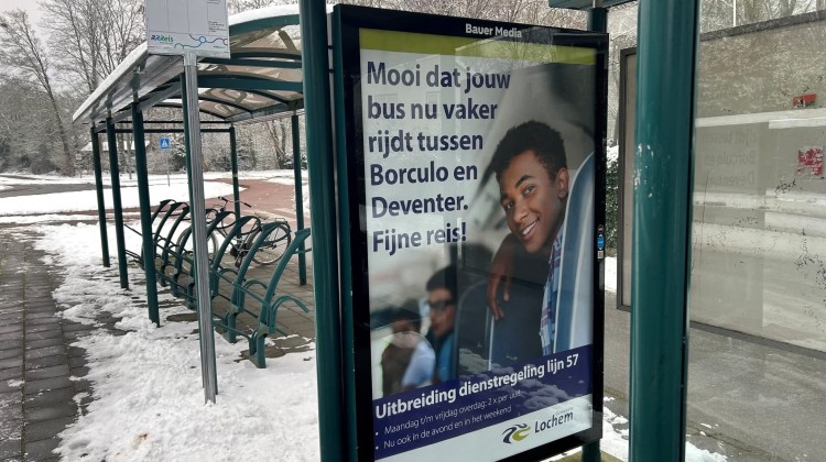 Buslijn 57 rijdt vaker dankzij nieuwe dienstregeling