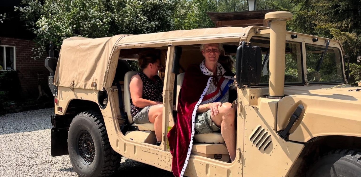 Han Lensink nieuwe schutterskoning tijdens Harfsensfeest 2025