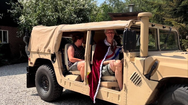 Han Lensink nieuwe schutterskoning tijdens Harfsensfeest 2025