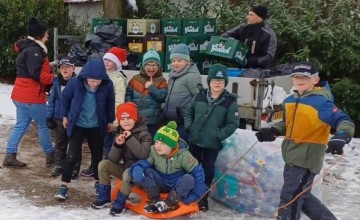 Flessenactie 2026 SVBV ondanks sneeuw een succes
