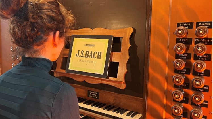 Orgelconcert Bach in Weimar van Els Dijkerman in Gudulakerk
