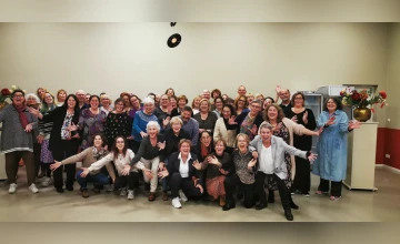 Dak eraf bij ‘To the Movies’ in Dorpshuus Hoeflo van Projectkoor Stichting IJsselwijs