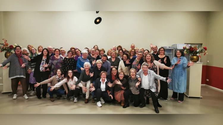 Dak eraf bij ‘To the Movies’ in Dorpshuus Hoeflo van Projectkoor Stichting IJsselwijs