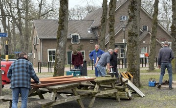 Het wordt goed zitten op het dorpsplein in Almen