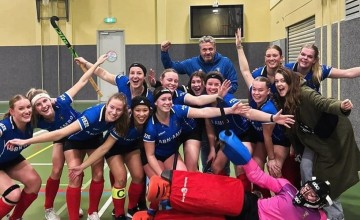 Jong Dames 1 van de Lochemse Hockeyclub plaatsen zich voor het NK op zondag 4 februari