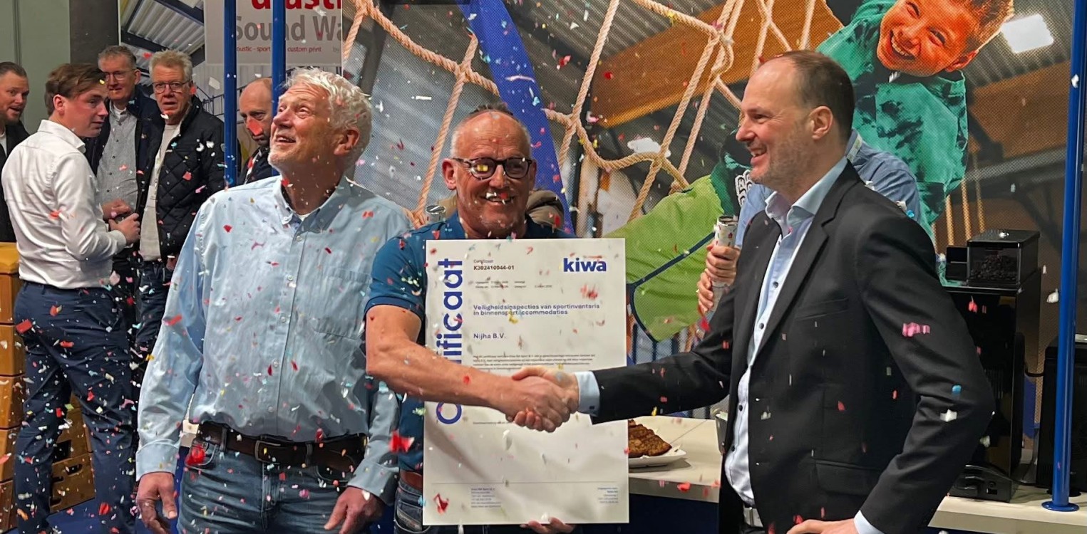 Nijha uit Lochem gecertificeerd door Kiwa ISA Sport