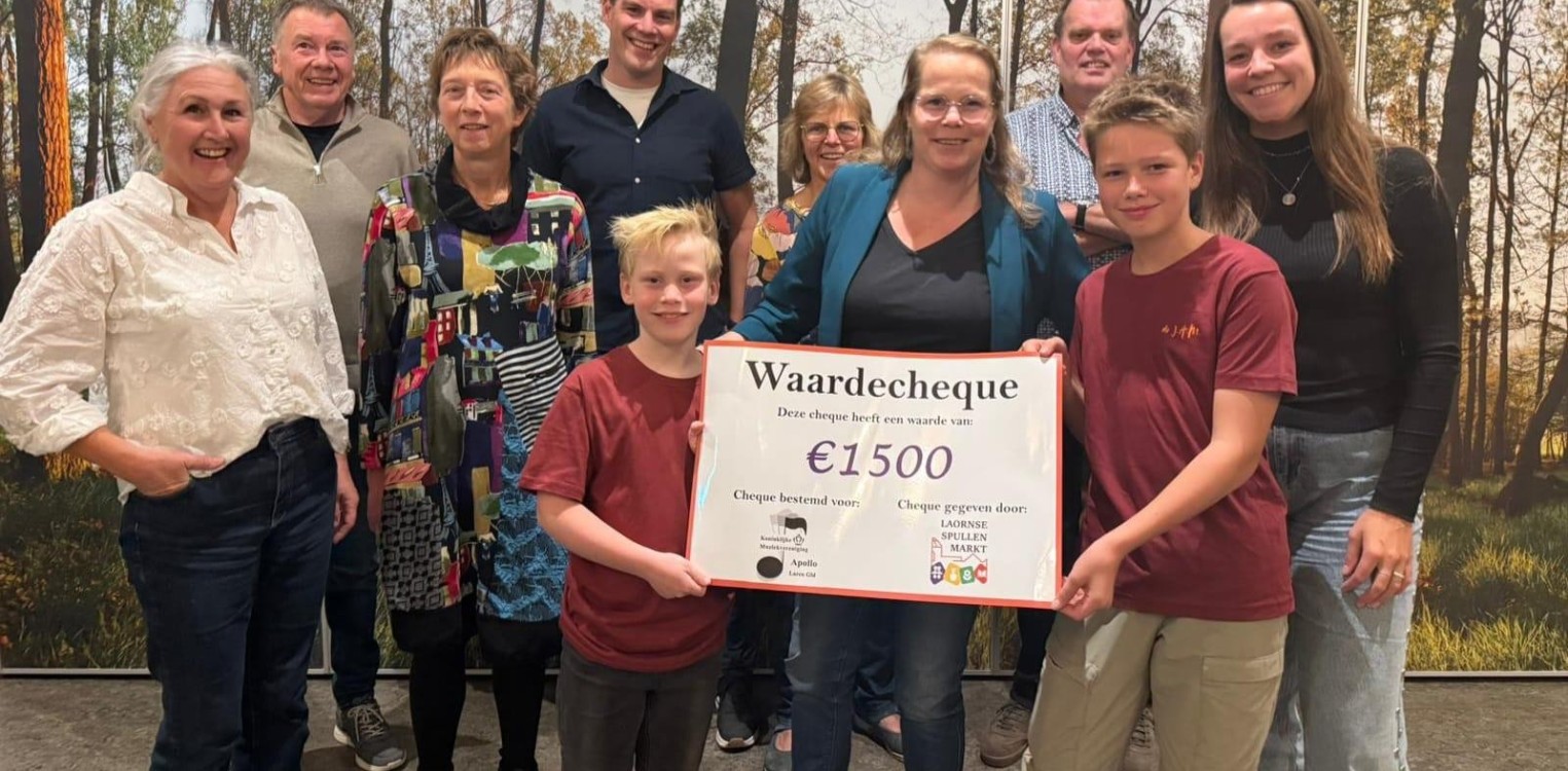 Opbrengst Laornse Spullenmarkt naar jeugd van Apollo