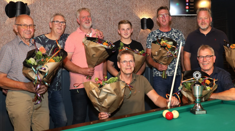 Antoon Varenbrink pakt de titel bij Harfsense biljart