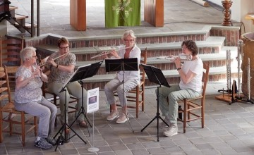 ADIE Fluitkwartet op 12 juli in de Almense kerk
