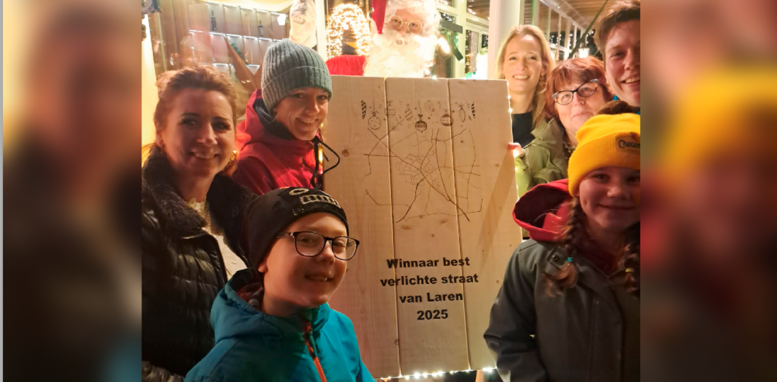 Buurt Deventerweg mooist verlichte straat van Laren