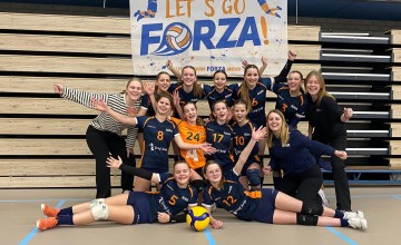 Meiden C Forza worden derde in halve finale