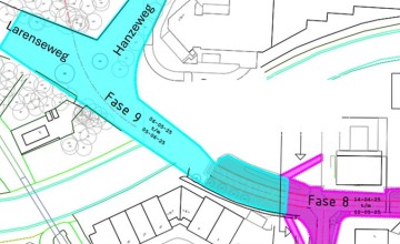 Werkzaamheden Larenseweg Lochem in nieuwe fase: splitsing naar Hanzeweg afgesloten