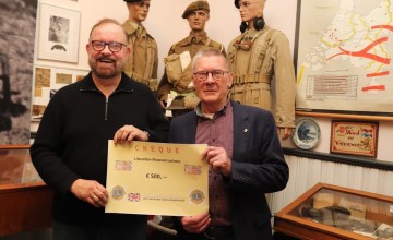 Lionsclub verrast Liberation Museum Lochem met donatie