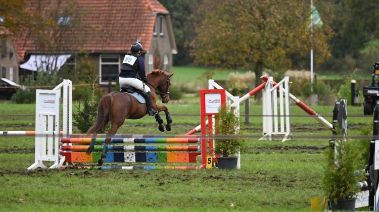 Nat maar geslaagd Gelderse Kampioenschappen Eventing in Barchem