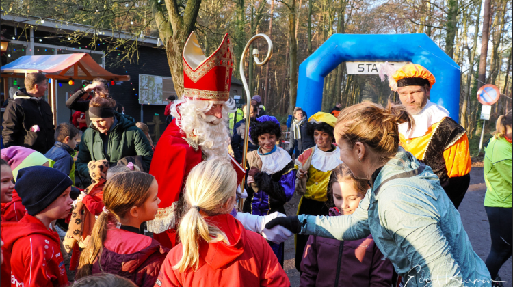 Sportief genieten met Sinterklaas in het bos