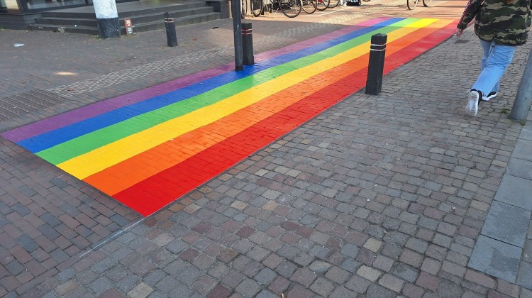 Regenboogzebrapad Zutphen wordt 30 maart officieel geopend