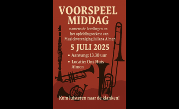 Voorspeelmiddag van Muziekvereniging Juliana