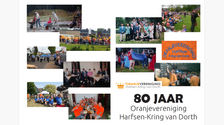 Oranjevereniging Harfsen – Kring van Dorth viert 80-jarig jubileum met feestweekend
