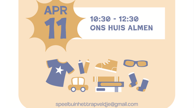 Kinderkleding- en speelgoedbeurs in Almen