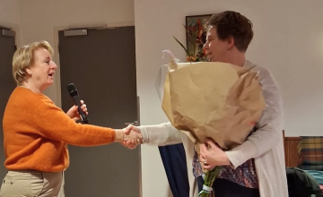 Vrijwilliger Ilonka ten Velde in het zonnetje gezet