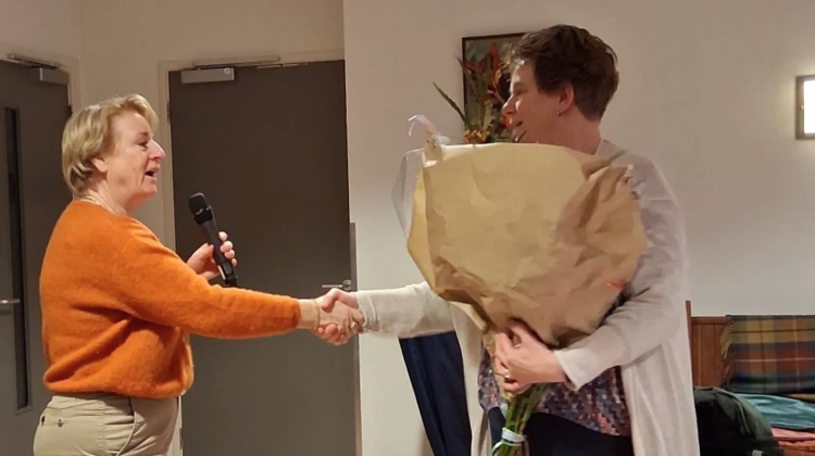 Vrijwilliger Ilonka ten Velde in het zonnetje gezet
