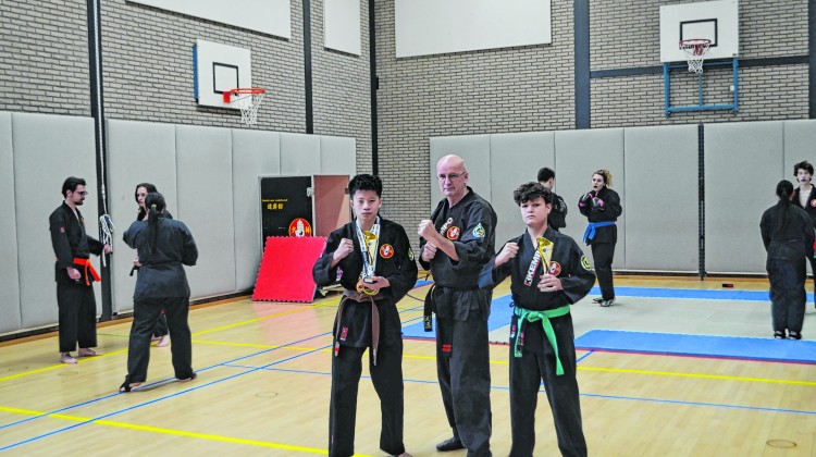 Nederlandse kampioenen en wereldkampioen uit Lochem in Shaolin Kempo