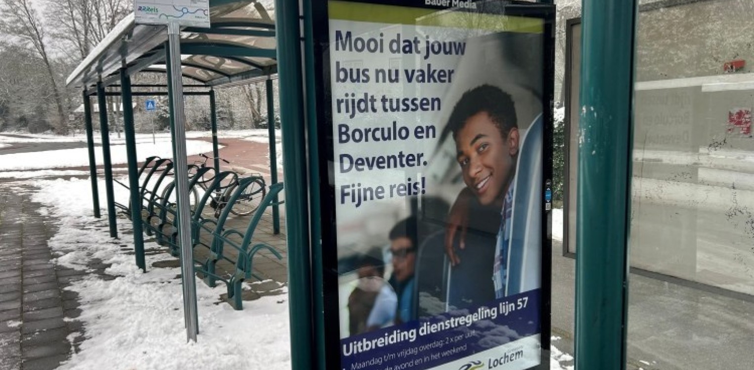 Tien haltes buslijn 57 tijdelijk vervallen door werkzaamheden