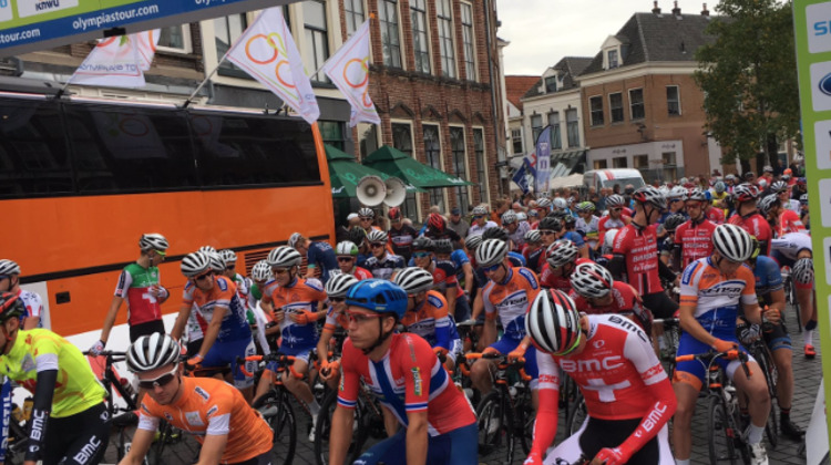 Vierde etappe Olympia's Tour prooi voor Kristoffer Halvorsen