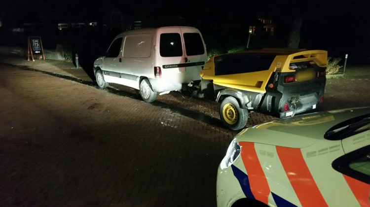 Compressordief op heterdaad aangehouden