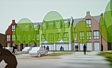 Plan Rabo-pand: 17 appartementen en winkels