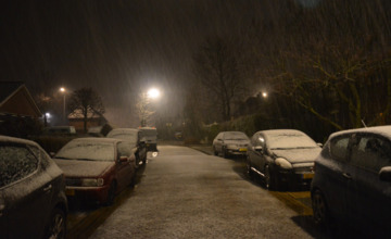 Code oranje: 10 cm sneeuw en harde wind