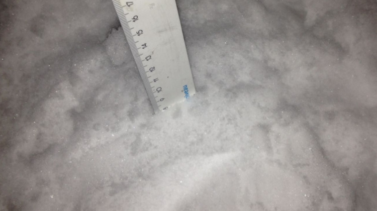 Ruim 8 centimeter sneeuw; houdt ook de vrijdag in zijn greep