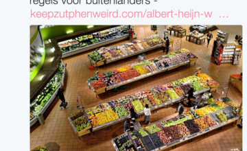 Satirische website verwijderd bericht op last van Albert Heijn