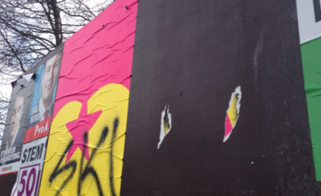 Gemeente Lochem laat posterplakkers met rust
